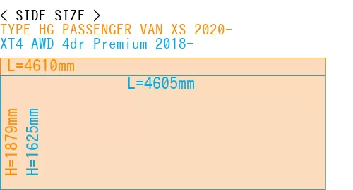 #TYPE HG PASSENGER VAN XS 2020- + XT4 AWD 4dr Premium 2018-